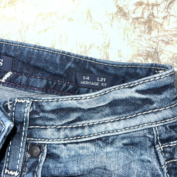 Women’s Vigoss Heritage Fit stitched denim capri size 4 length 21 - Picture 12 of 12